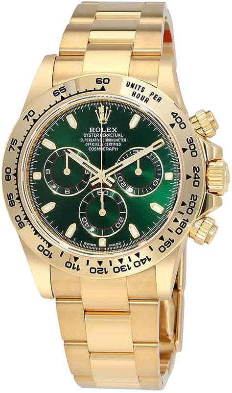 rolex daytona verde oro|rolex daytona price.